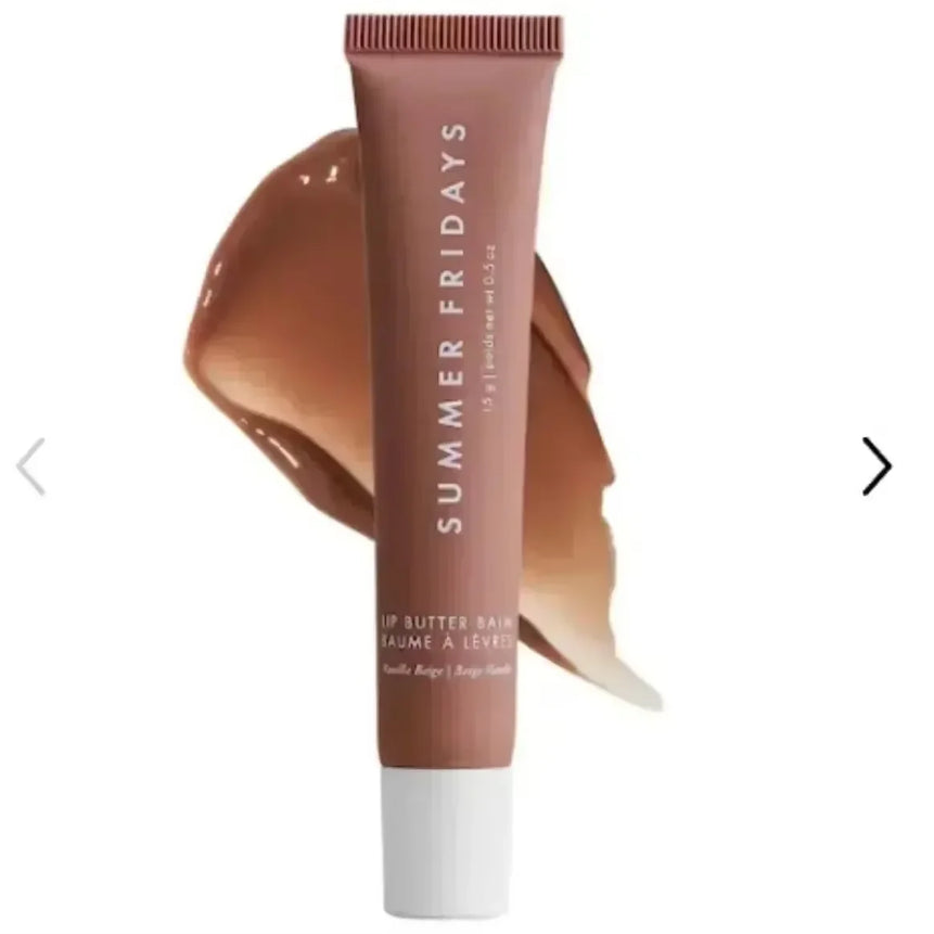Summer Friday's Vanilla Beige Lip Balm Moisturizing Transparent Lipstick Set Smooth Soft Tube Mirror Lip Gloss Lip Makeup