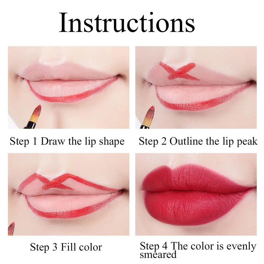 Fashion Lip Brush Makeup Tools Portable Eyeline Brushes Retractable Lipstick Brush With Protect Cap Cosmetic Beauty Tool
