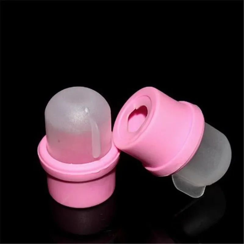 10/20/50/100PCS Pink Silicone Nail Soak Off Cap Clip Nail Wipe UV Gel Nail Polish Remover Wrap For Finger Toes Manicure Tool