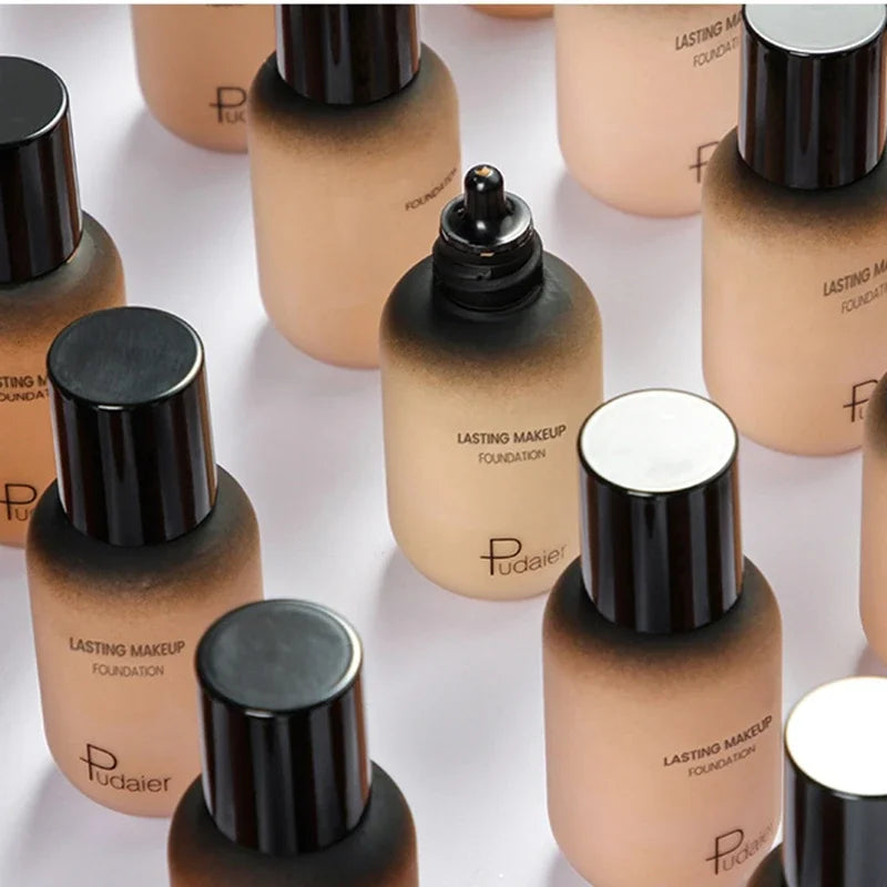 Face Foundation Makeup Base Cream Mineral Full Coverage No Cracking No Drying Waterproof Face Corrector