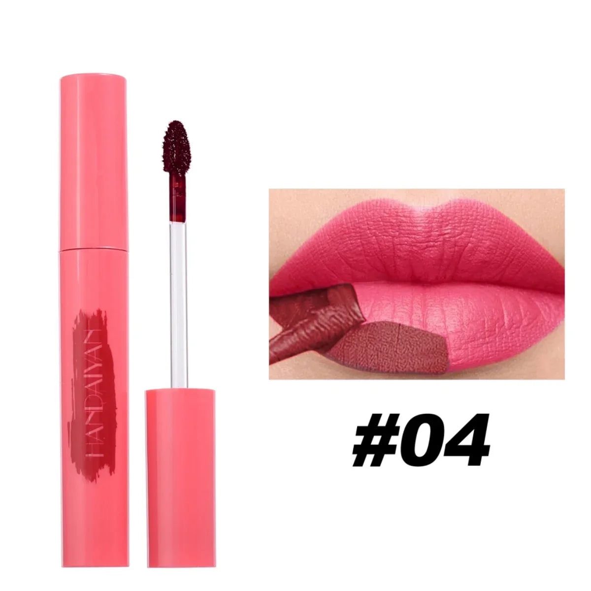 Red Peel-off Lip Gloss Natural Lip Dye Tattoo Tinted Lipstick Non-stick Cup Waterproof Matte Liquid Lipstick Makeup Cosmetics