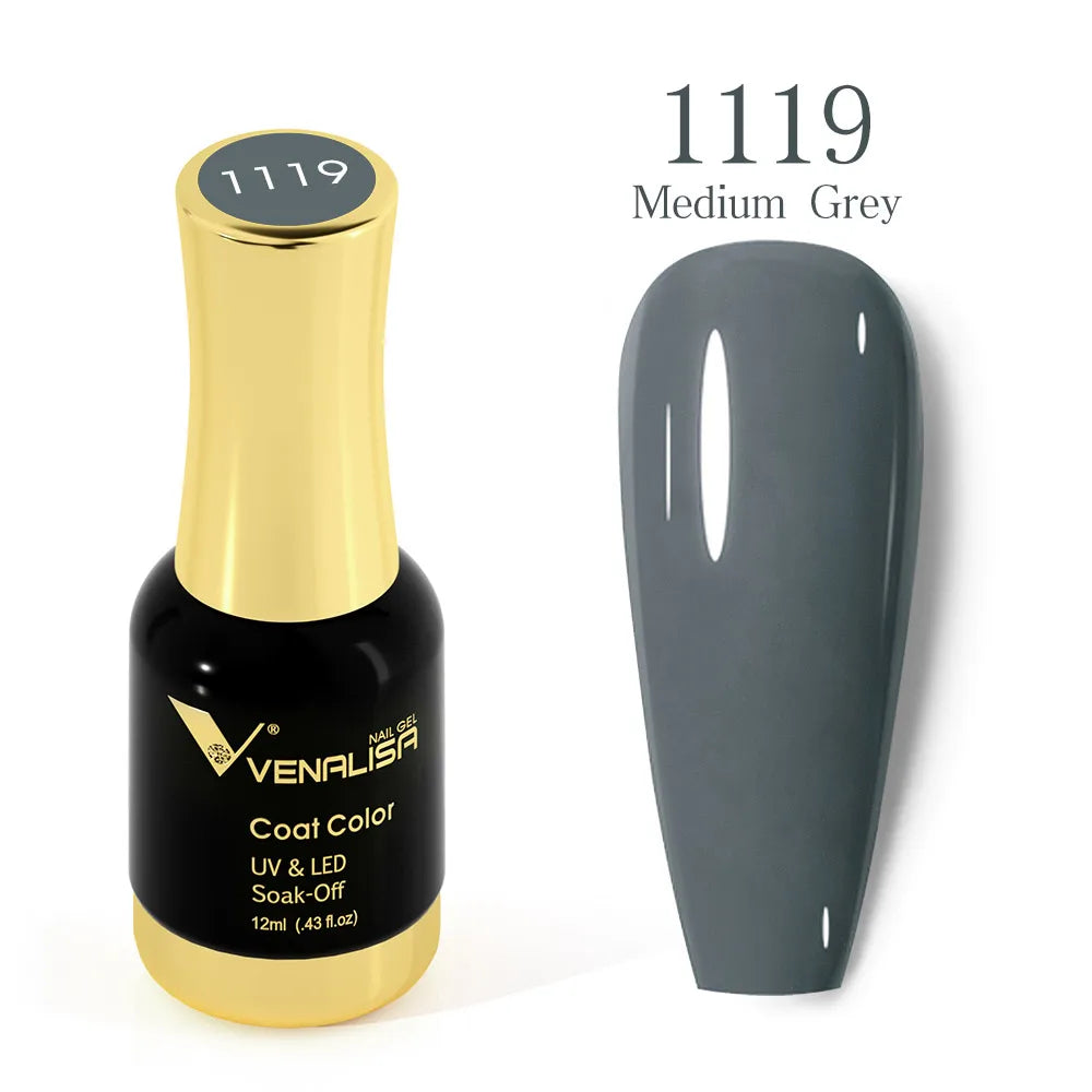 #1004 VENALISA Nail Gel Polish Hema TPO Free Semi Permanent Jelly Nude Pink Color Soak Off UV LED Ultra Diamond Varnish 12ml
