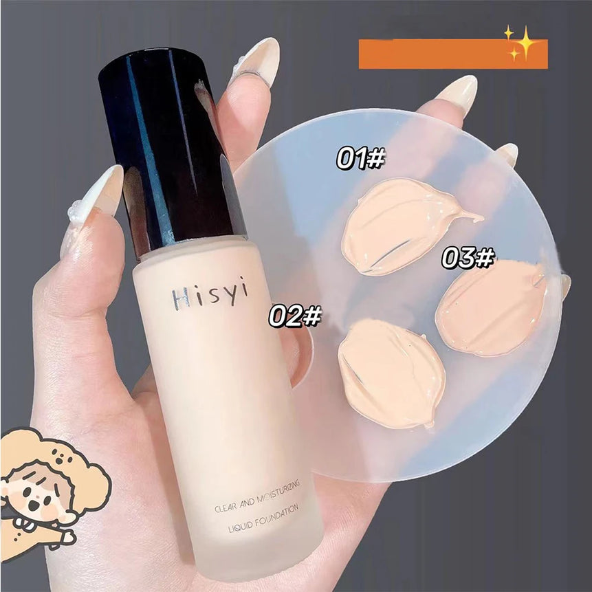 Liquid Foundation | Naturally Covers Flaws, Smooth Non-Cakey Finish, Lightweight Transparent Base, Conceals Blemishes