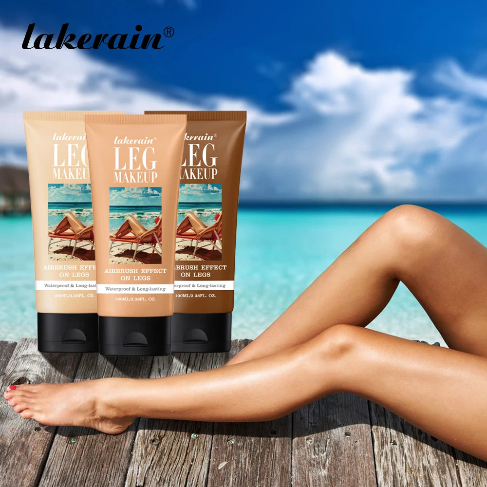 100ml Liquid Foundation | Long-Lasting, Waterproof, Anti-Transfer, Evens Skin Tone, Wheat Tan Brown Shade