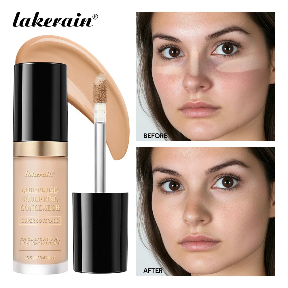 Waterproof Liquid Matte High Coverage Oil Control Circles Foundation Makeup Cosmetics