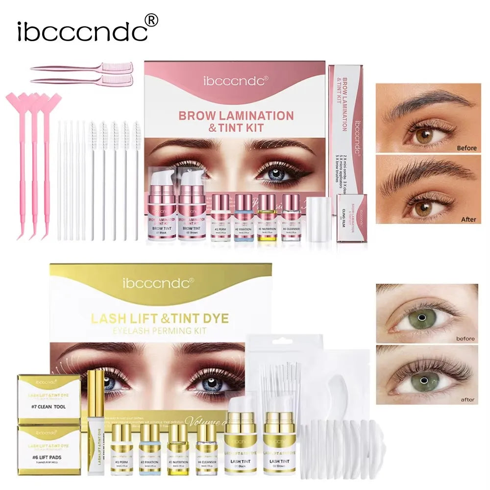 Semi Permanent Lash Lift Kit Brow Lamination Tinting Professional Eyelash Perm Enhancing Dye Makeup Beauty Essential