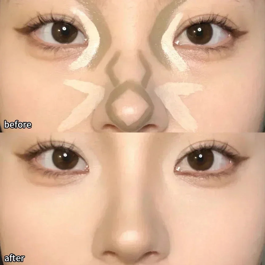 Moisturizing Liquid Concealer Stick Waterproof Lasting Cover Acne Dark Circles Foundation Cream Brightening Face Contour Makeup