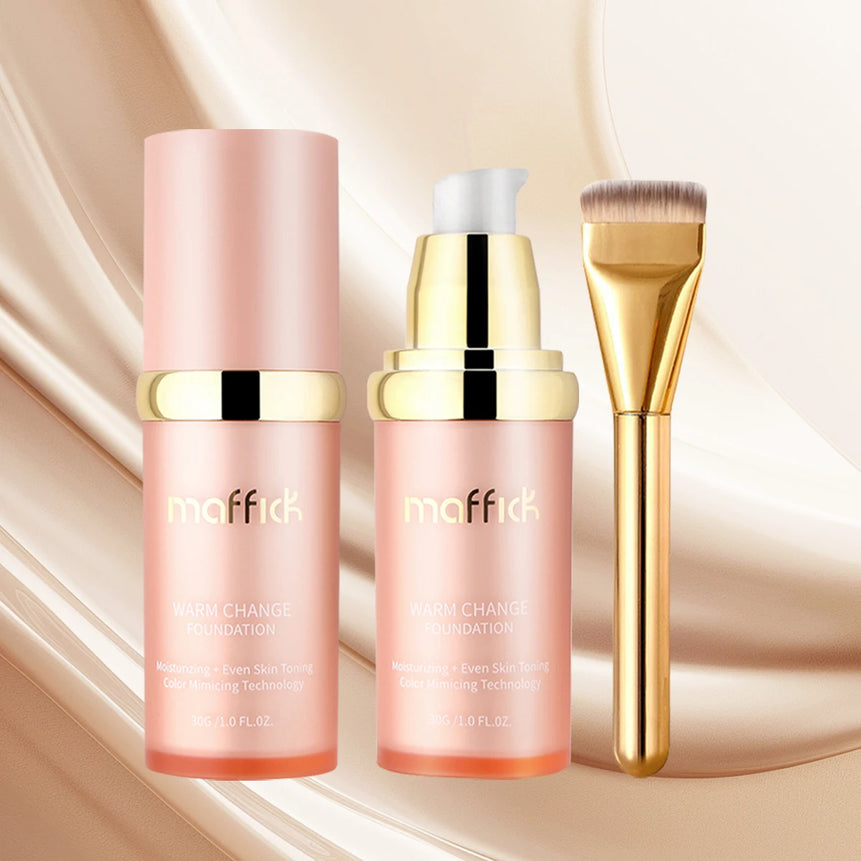 2-in-1 Liquid Foundation | Moisturizing & Concealing | Natural Finish | Suitable for All Skin Types