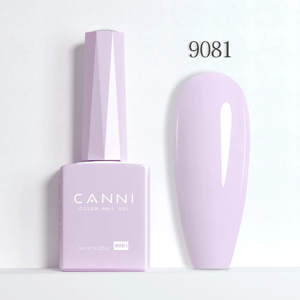 9ml CANNI HEMA/TPO FREE Nude Pink Color Nail Gel Polish Full Coverage Semi Permanent Long Wear Top Coat Venalisa Gel Varnish
