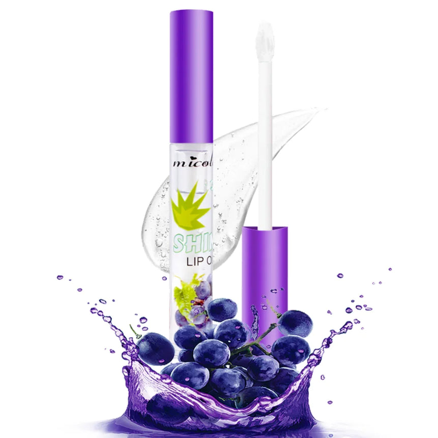 Hydrating Lip Oil Roller Gloss Moisturizing Nourishing Lip Balm Transparent Colorless Fruit Avocado Lip Care ﻿