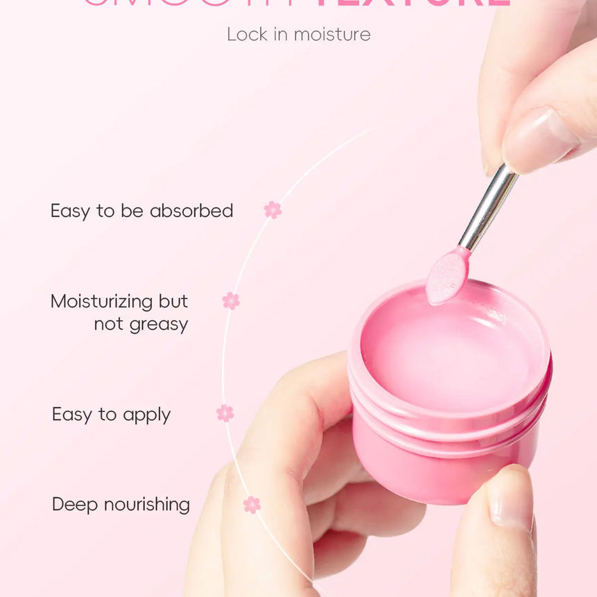 Sakura Moisturizing Without Greasiness Lip Mask Peeling Remove Dead Skin Cuticle Repair Anti Dry Crack Gentle & Nourishing 15g