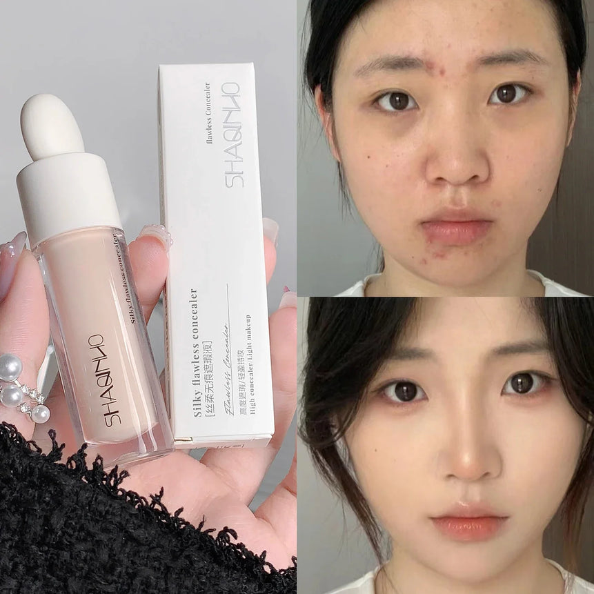 Moisturizing Liquid Contouring Concealer Cream Makeup Waterproof Lasting Cover Acne Dark Circles Foundation Face Korean Cosmetic