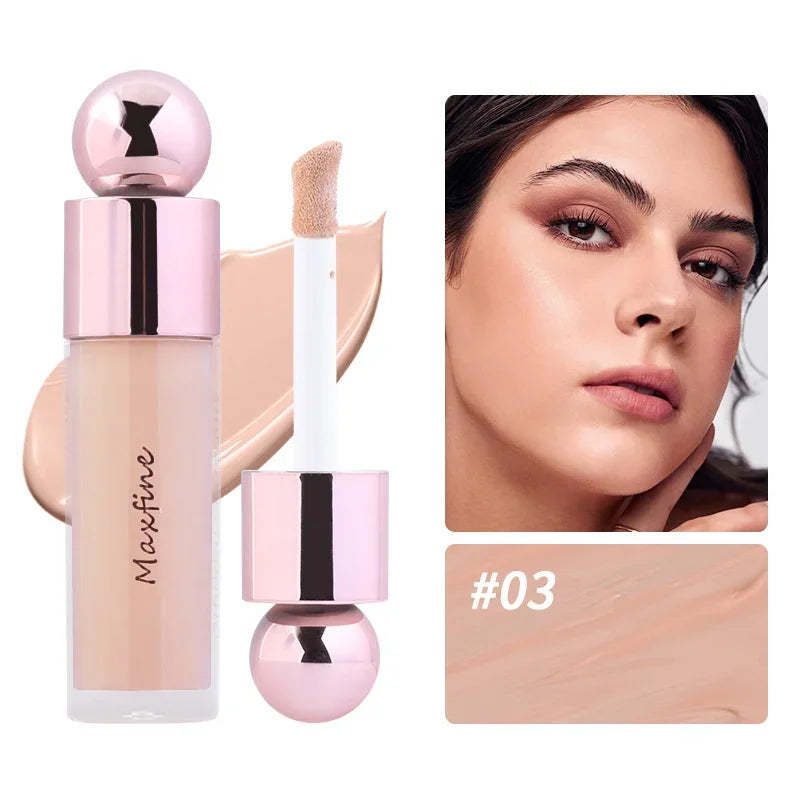 5.5g Smooth Liquid Concealer Cream Long Lasting and Waterproof Foundation Moisturizing Makeup Base Full Coverage Face Make Up