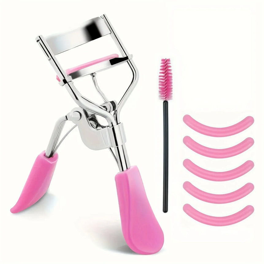7/15pcs Eyelash Curler Set With Replacement Pads For Women Eyelashes Curling Tweezers Clips Lash Mascara Wands Brush Makeup Tool
