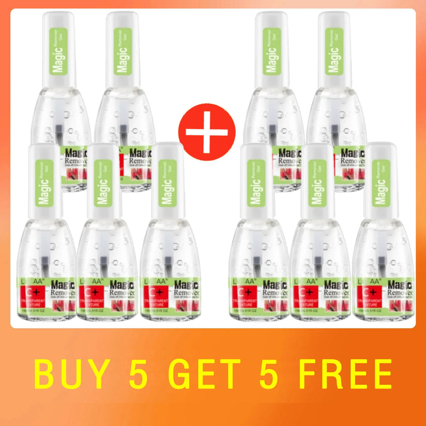 3-5 Mins Fast Remover Magic Remover Gel Nail Polish 15ml Soak Off UV LED Burst Removal Cleaner Nail Art Tools Manicure Cleaner