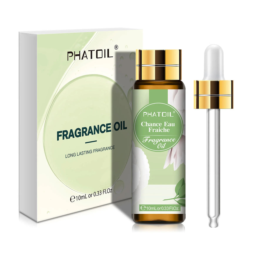 PHATOIL 10ml Coconut & Vanilla Fragrance Oil For Diffuser Aromatherapy White Musk Bubble Gum Baby Powder Fragrance Aroma Oils
