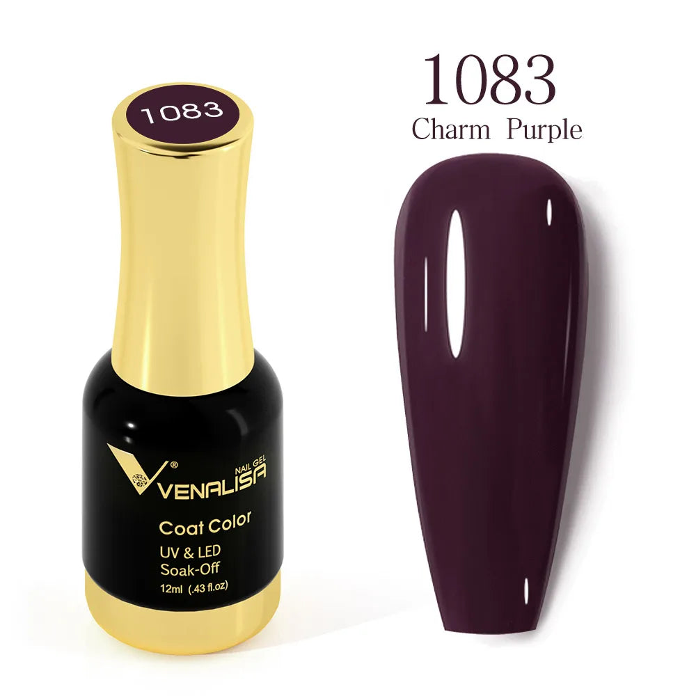 #1004 VENALISA Nail Gel Polish Hema TPO Free Semi Permanent Jelly Nude Pink Color Soak Off UV LED Ultra Diamond Varnish 12ml