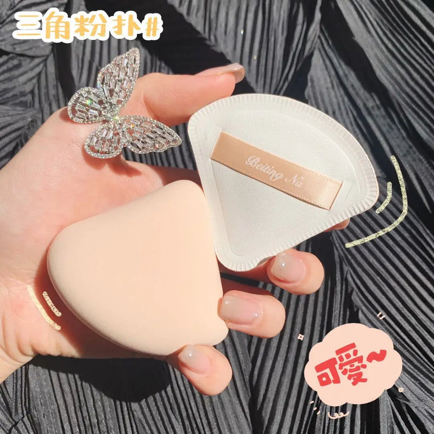 Dry Wet Usable Makeup Cosmetic Puff Sponge Cushion Puff for Foundation Powder Soft and Cute