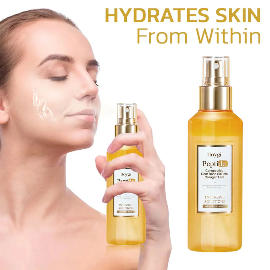 Peptide Anti Aging Spray Firming Lifting Reduce Fine Lines Lighten Pigmentation Whitening Spots Nourishing Wrinkle Removal Serum