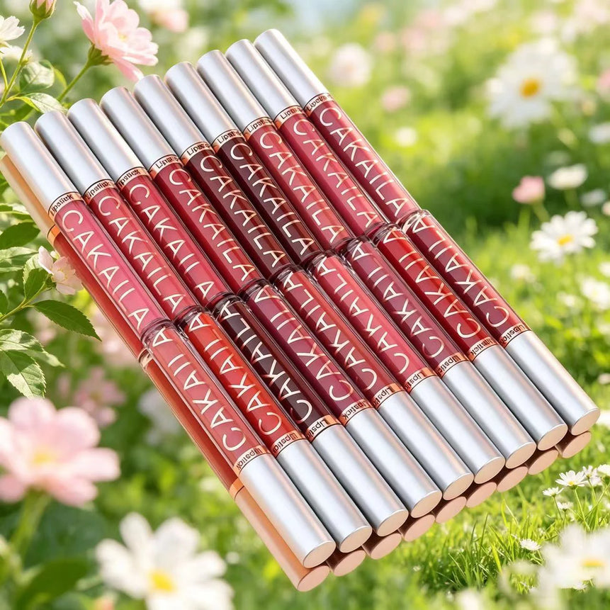 10Pcs Matte Lip Gloss Set - Waterproof Non-Stick Cup Liquid Lipstick Kit Nude Bold Shades Moisturizing Lip Tint for Women Makeup
