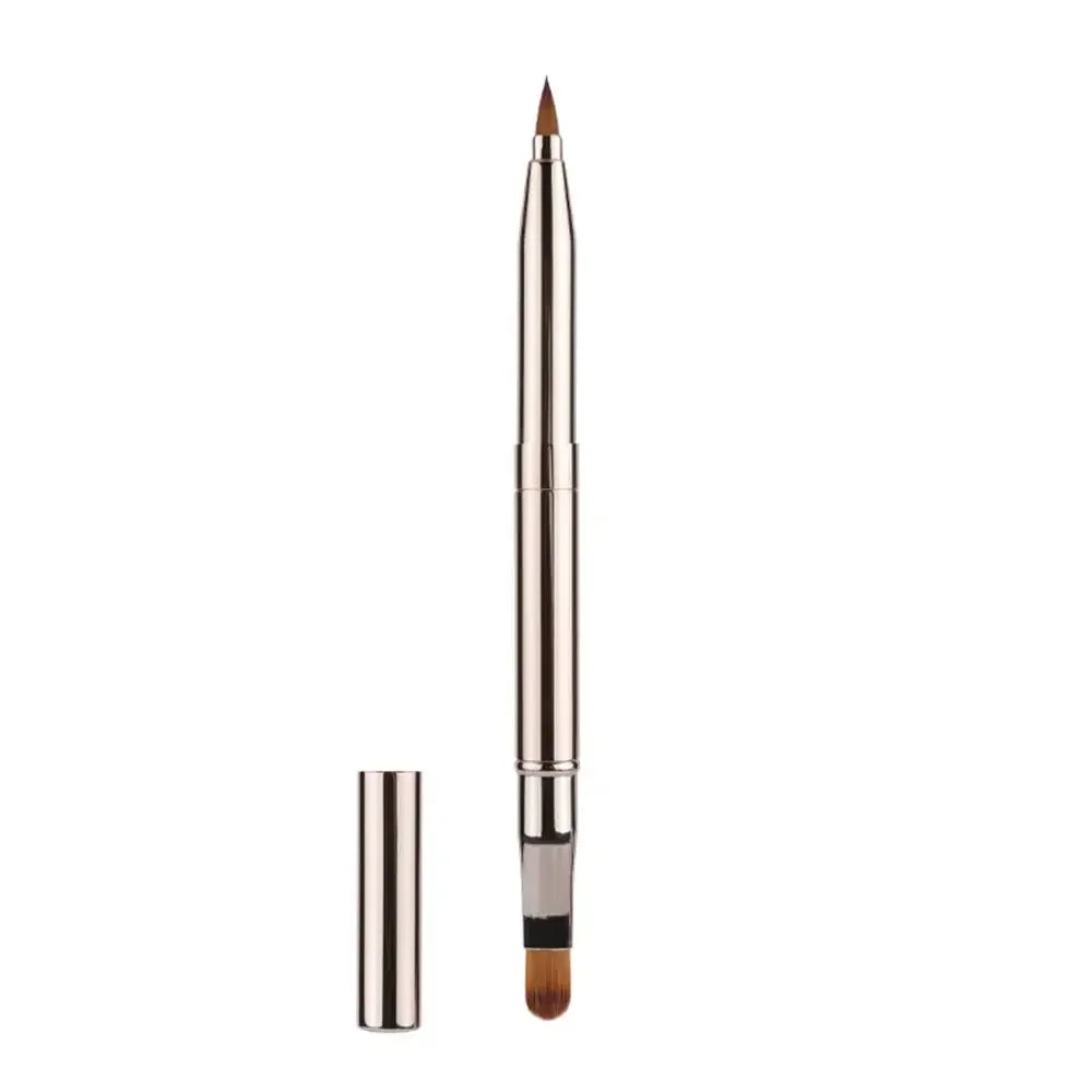 Fashion Lip Brush Makeup Tools Portable Eyeline Brushes Retractable Lipstick Brush With Protect Cap Cosmetic Beauty Tool