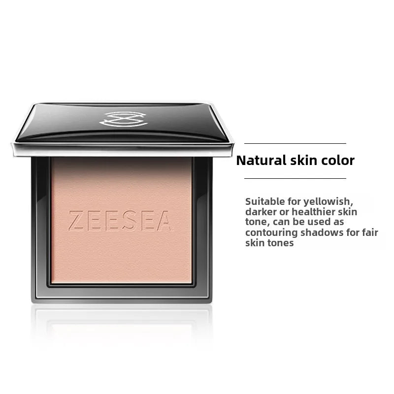 ZEESEA Pressed Mineral Makeup Natural Powder Foundation with Finishing Powder Medium to Full Coverage Vegan Friendly