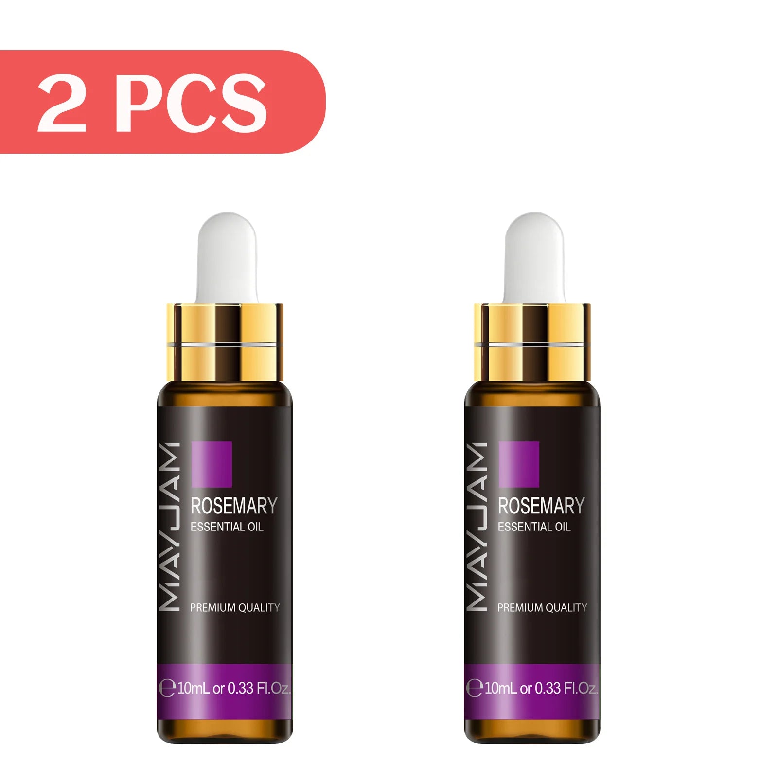 MAYJAM 2pcs Pure Essential Oils with Dropper Sweet Orange Lavender Jasmine Eucalyptus Vanilla Sandalwood Cajeput Vetiver Sage