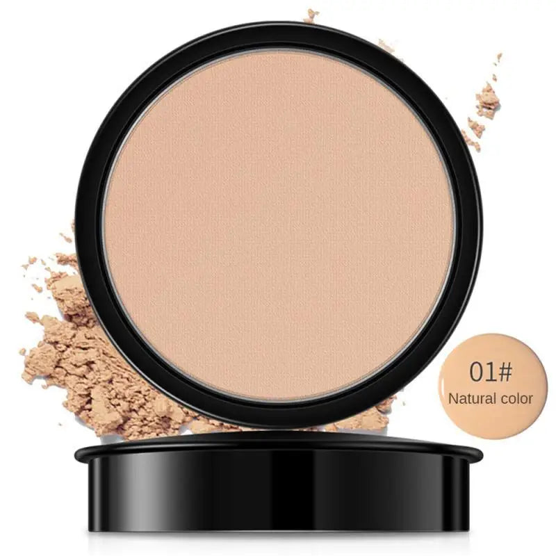 Velvet Matte Honey Pressed Powder Lightweight Breathable Powder Oil Control Long Lasting Waterproof Facial Makeup Powder