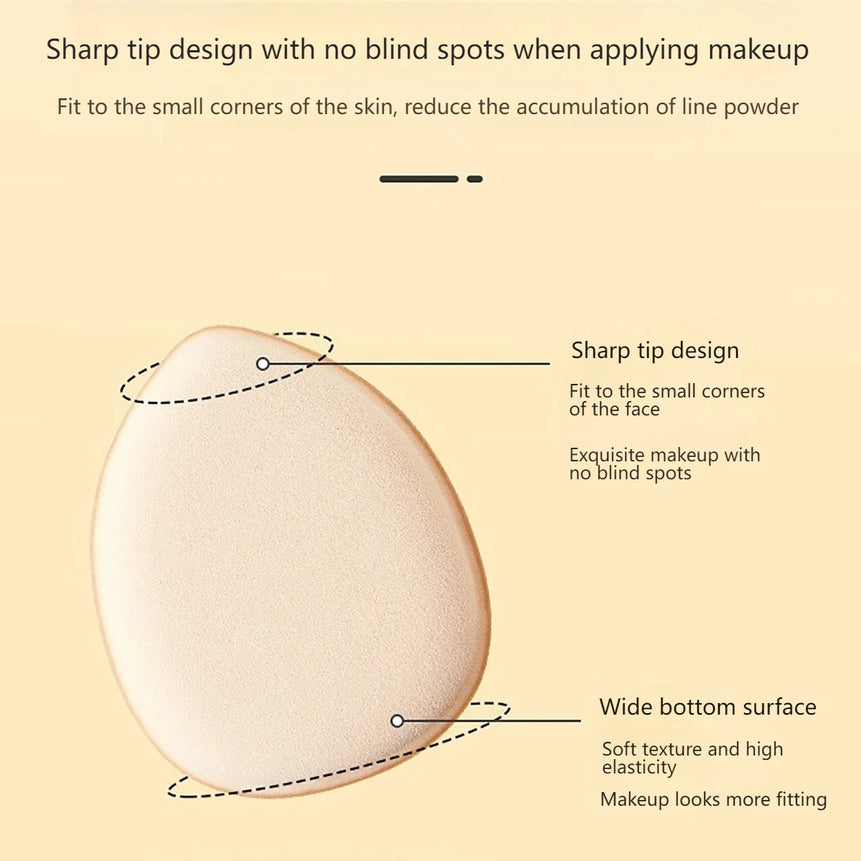 Mini Finger Puff Small Air Cushion Powder Sponge For Face Concealer Bb Cream Sponge Puff Makeup Tool Wet And Dry Use Powder Puff
