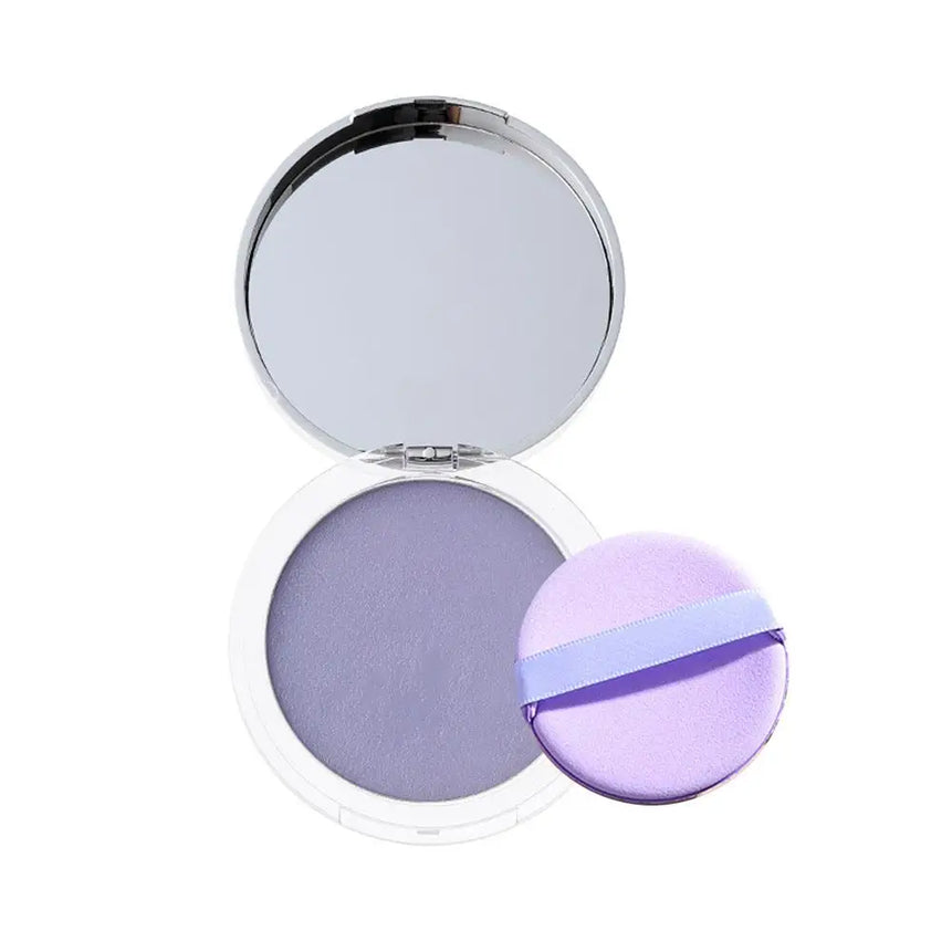 1PC Violet Cream To Powder Skin-friendly Skin Natural Face Long Lasting Oil-controlling Contouring Powder Cosmetics