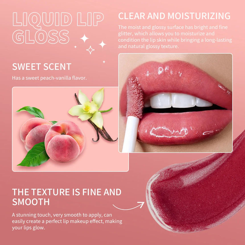 FB Gloss Bomb Universal Lip Luminizer Makeup Lip Gloss Moisturizing Lip Plumper Long lasting glitter Liquid Lipstick