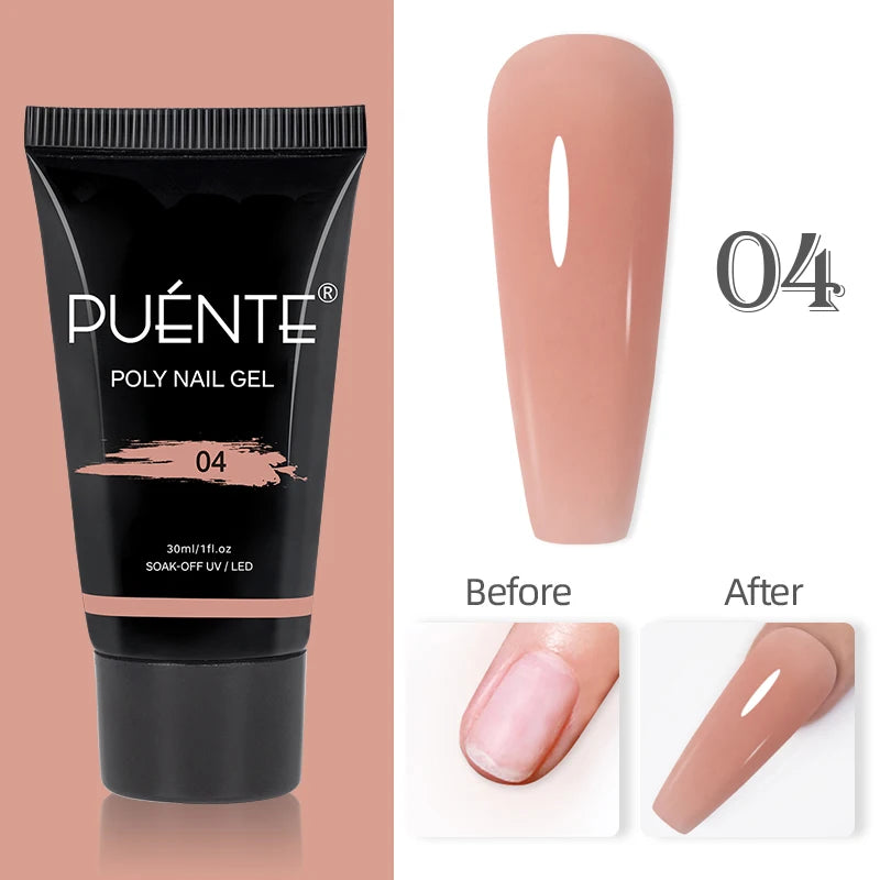 PUENTE 7.5ML Red Flame Reflective Gel Nail Polish Flash Sparkling Red Glitter Nail Gel Soak Off UV Semi-permanent Nail Varnish