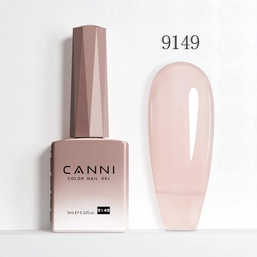 CANNI 9ml Nail Gel Polish HEMA TPO FREE Transparent Jelly Color Nude Pink French SoakOff UV LED Varnish Lacquer Milky White DIY