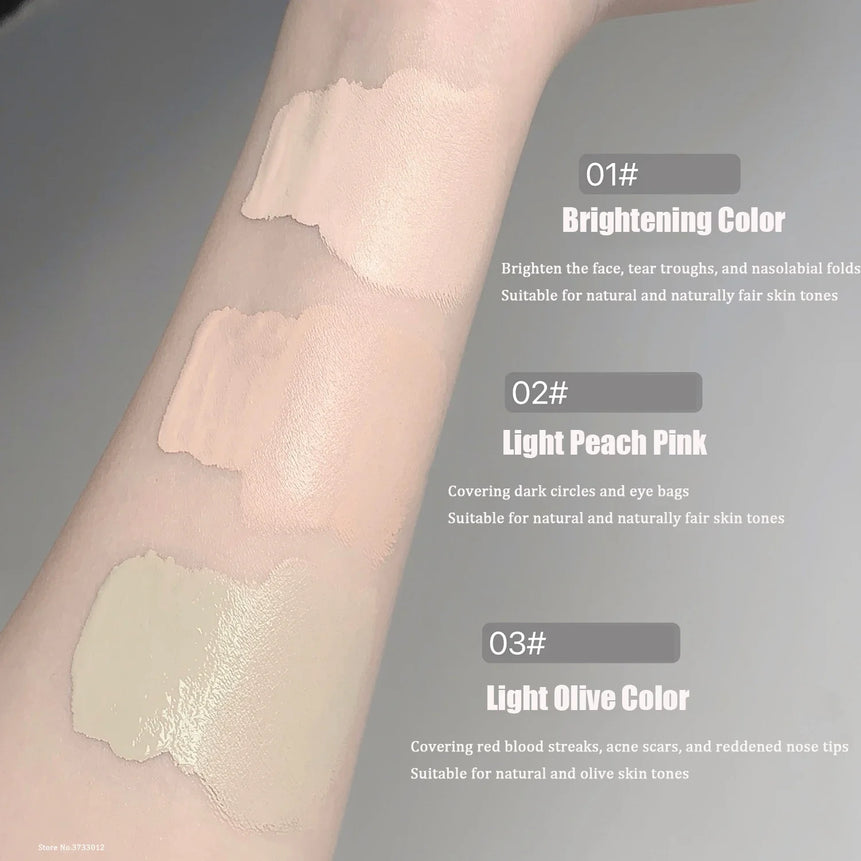 Moisturizing Liquid Contouring Concealer Cream Makeup Waterproof Lasting Cover Acne Dark Circles Foundation Face Korean Cosmetic