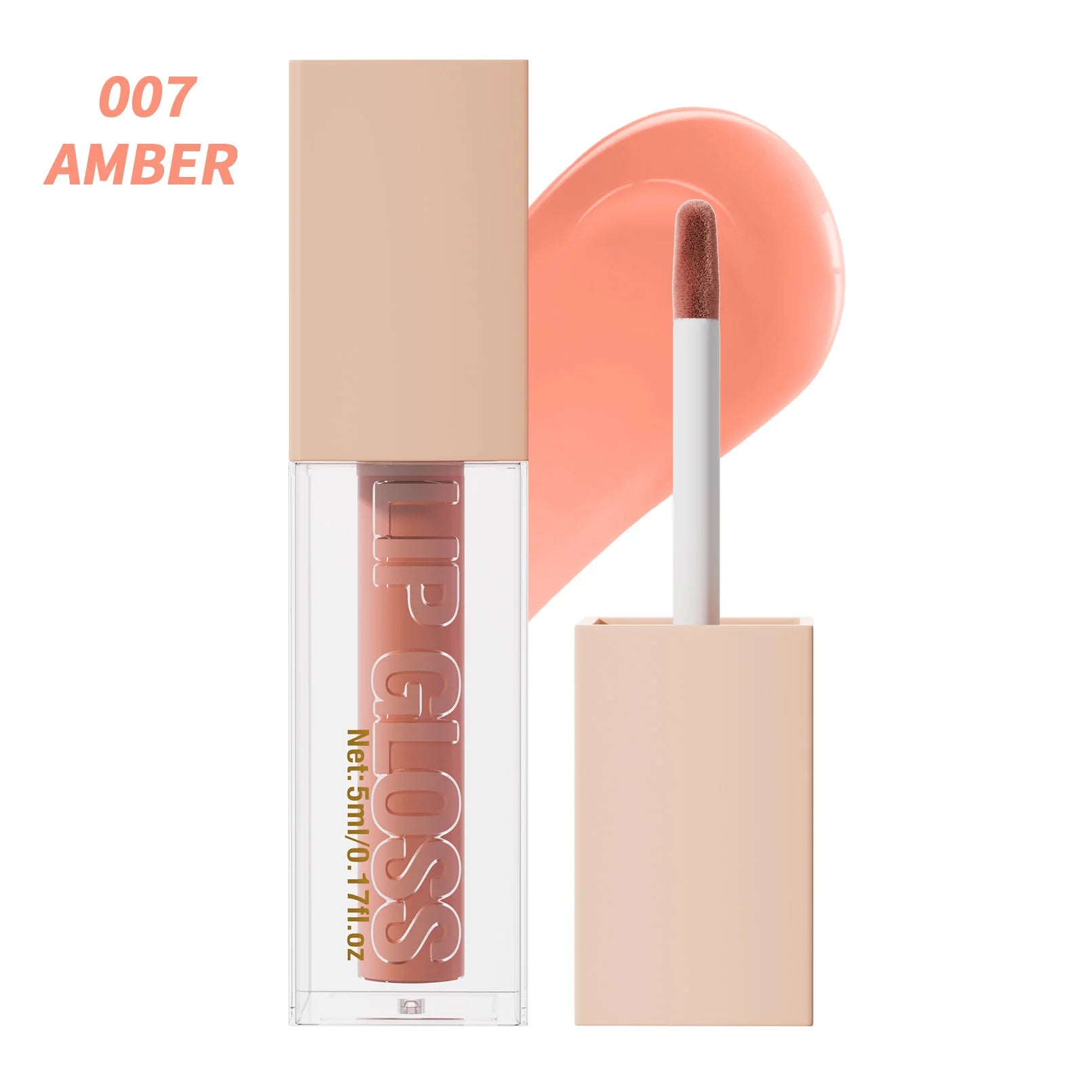 Lip Gloss Long-lasting Moisturizing Easy Halo-dyeing Waterproof Mirror Water Glass Lip Gloss Transparent Color Cosmetics