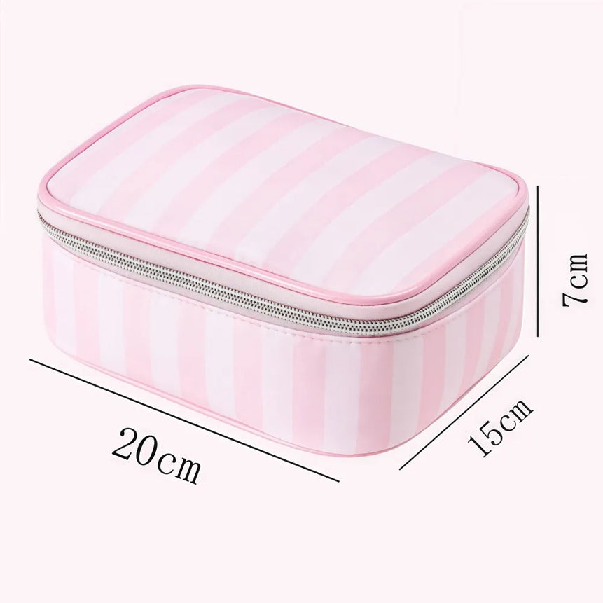 Large Capacity Handheld Makeup Bag Portable Oxford Cloth Cosmetic Storage Bag Travel Design Minimalist Style Wash Bags