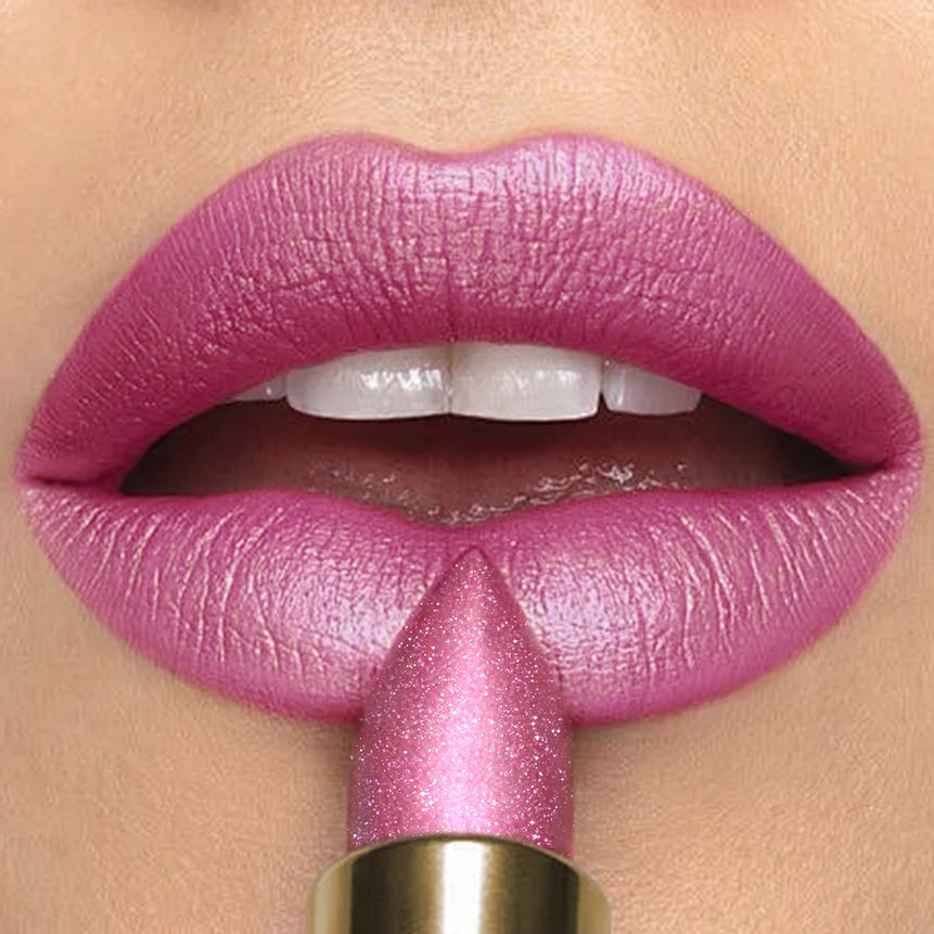 16 Colors 1PC Metallic Glitter Shiny Lipstick Lip Tint,Waterproof Lip Senior Matte Lip Makeup Gifts for Women Cosmetic Lip Glaze