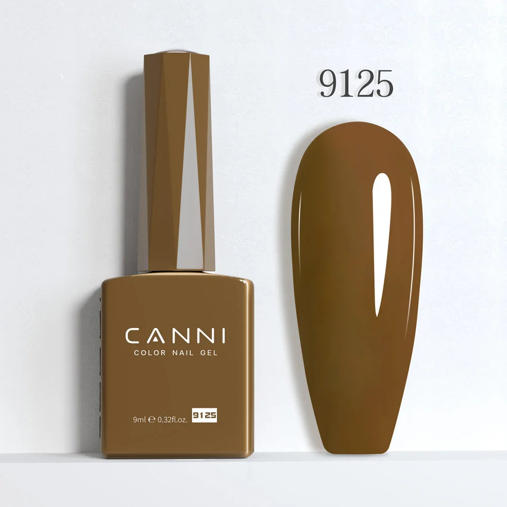 9ml CANNI HEMA/TPO FREE Nude Pink Color Nail Gel Polish Full Coverage Semi Permanent Long Wear Top Coat Venalisa Gel Varnish