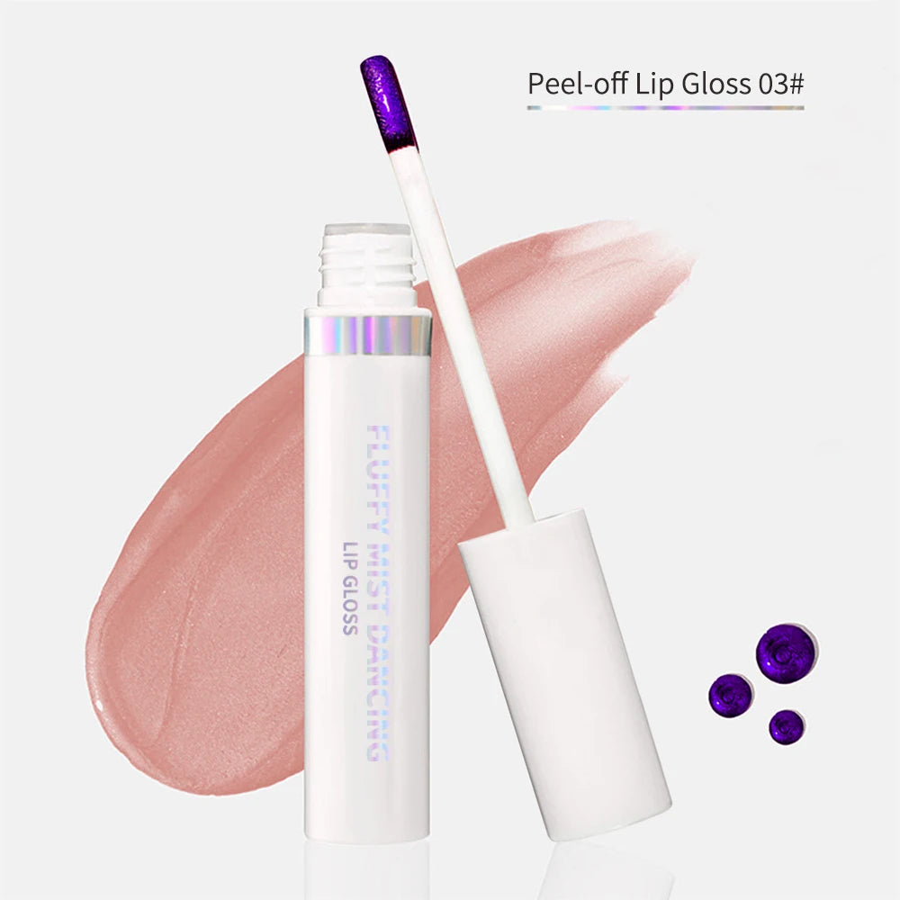 Lip Stain Tint Peel Off Waterproof Lipsticks Cosmetics Makeup Long Lasting Waterproof Peel Off Lip Stain Pink Red Metallic Lip