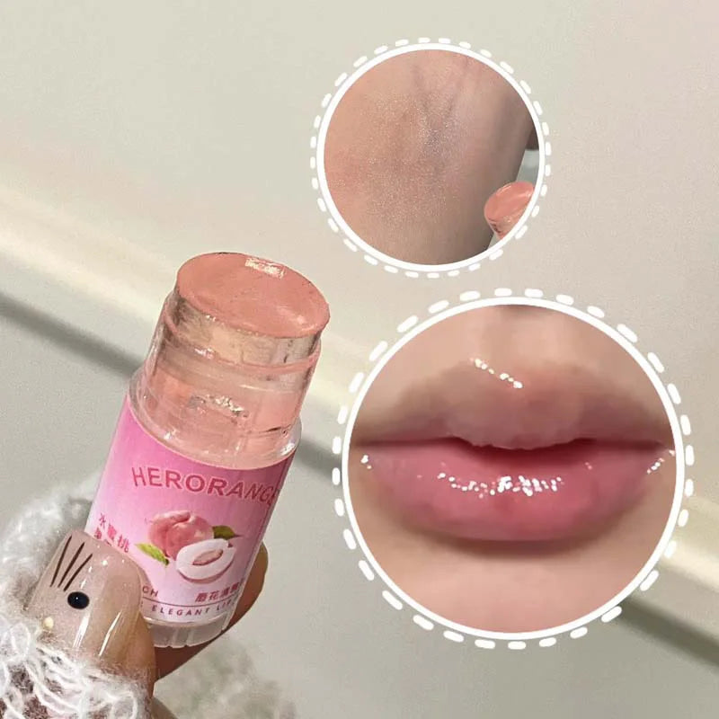 Herorange Lip Balm: Elegant and Moisturizing, Deeply Hydrating, Prevents Chapped Lips, a Must-Have for Autumn and Winter, Improves Lip Lines, Tinted Version, Naturally Enhances Makeup, Perfect for Daily Use and Commuting.