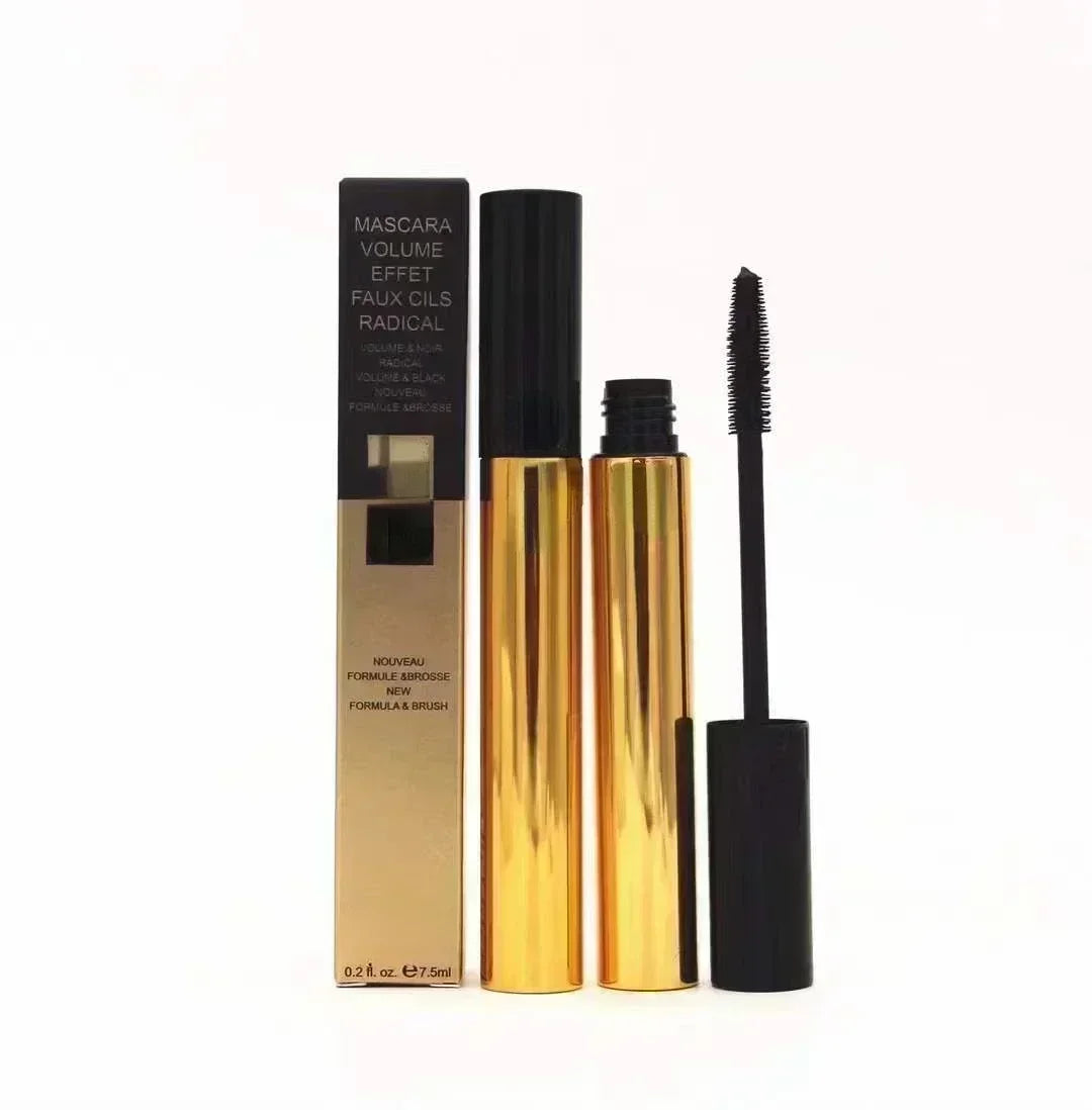 Black Curled Lashes Mascara Lengthens Eyelashes Extra Volume Long Lasting Waterproof Natural Quick Drying Lashes