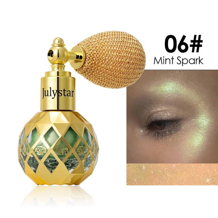 Multi-Color Highlighter Shimmer Spray Powder Body Brightening Glitter Face Makeup Airbag Spray Bottle