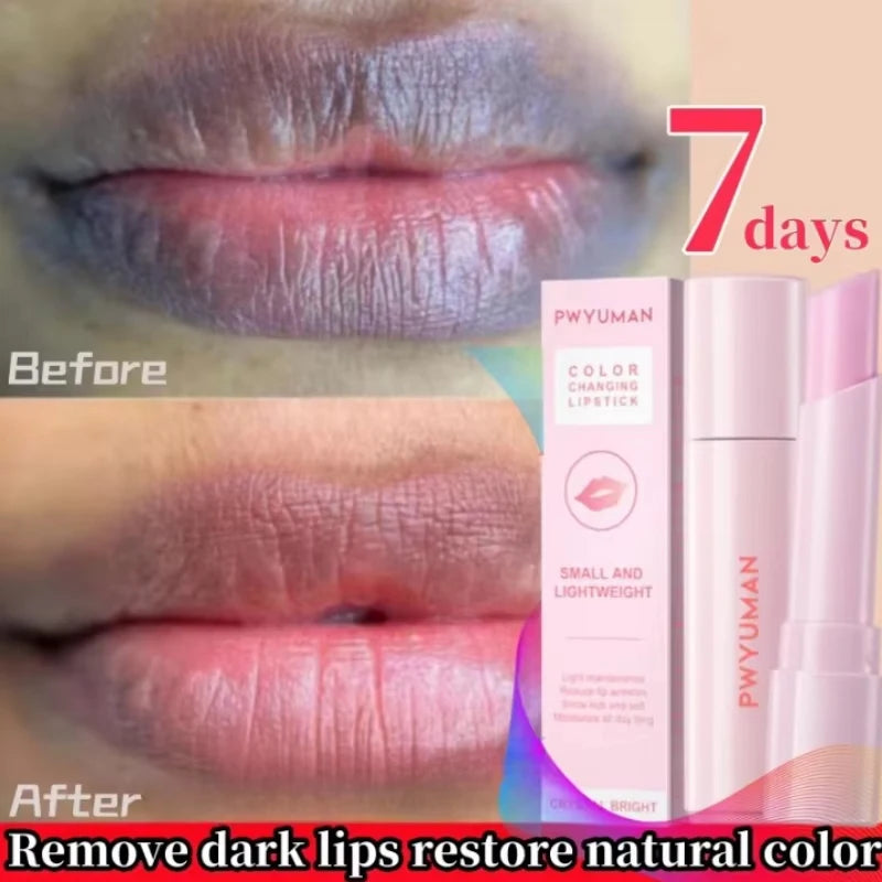 Remove Dark Smoke Lip Balm Lightening Melanin Bleaching Gloss Oil Lips Pink Lipstick Exfoliating Fade Lip Lines Nourish Lip Care
