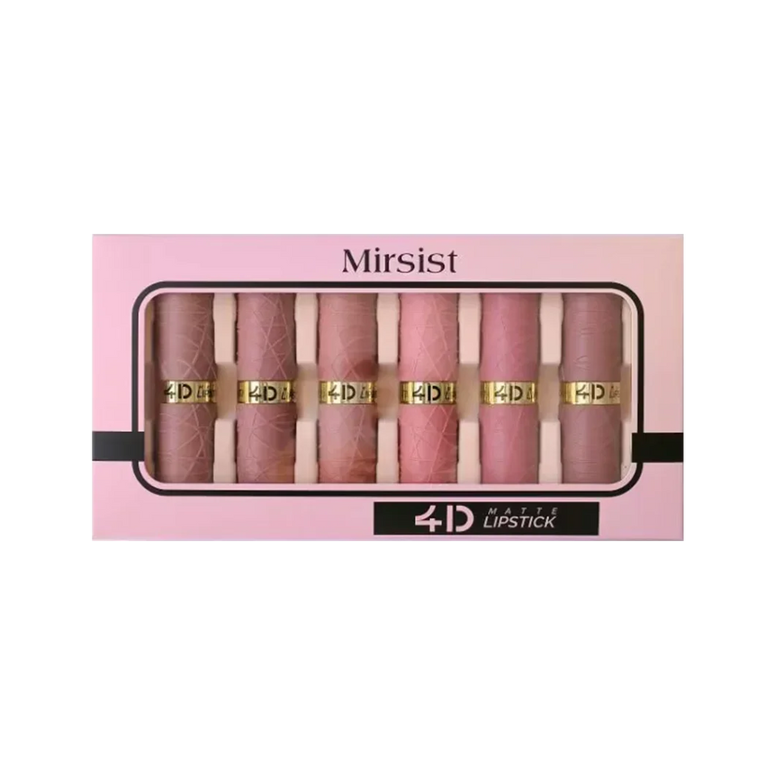 6Pcs Velvet Matte Lipstick Set Sexy Women's Lip Tint Long-Lasting Waterproof Non-Stick Moisturizing Lip Cosmetics Makeup