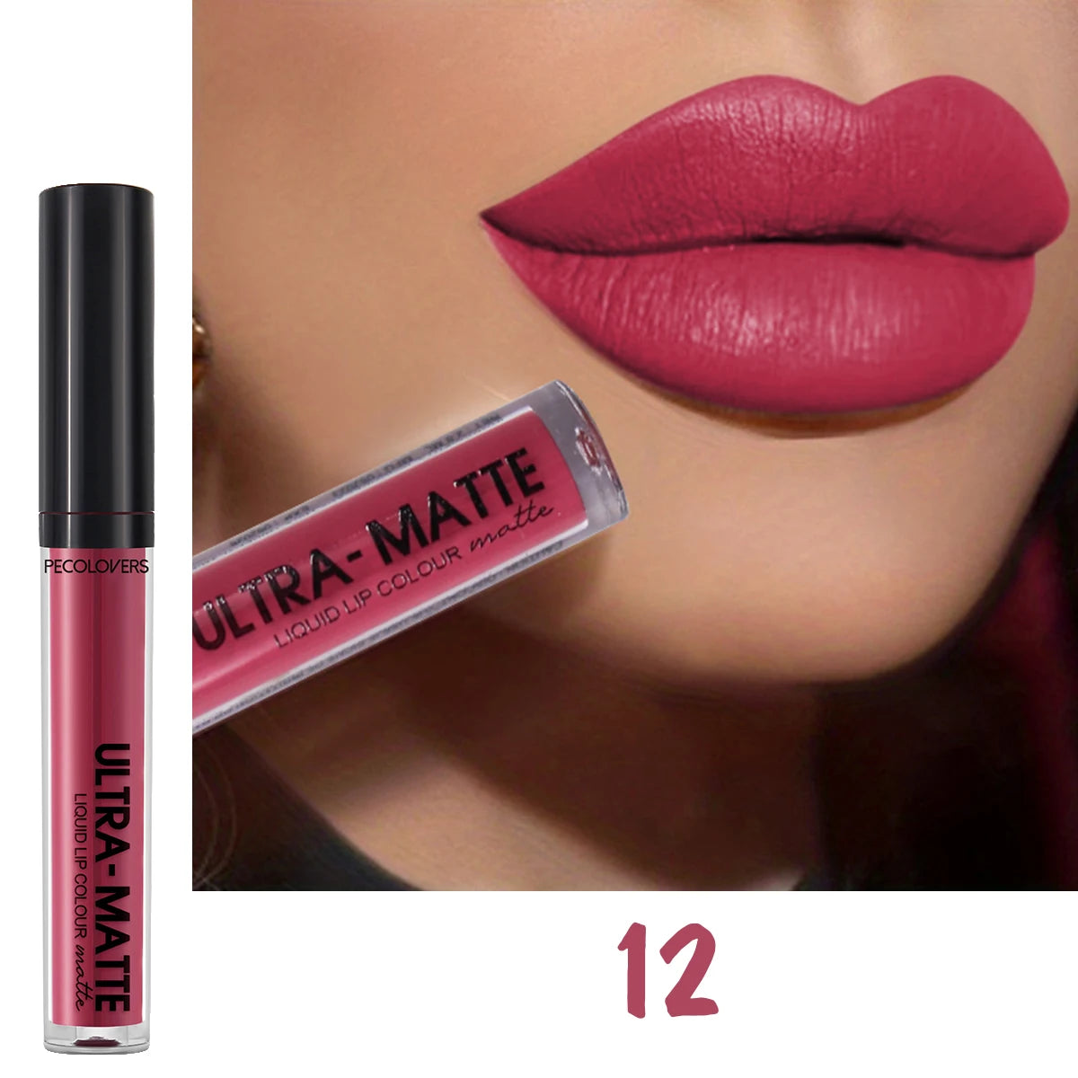 Matte Liquid Lipstick Waterproof Long Lasting Velvet Mate Nude Brown Red Lip Gloss Lint Tube Makeup Cosmetic Lipsticks Lipgloss