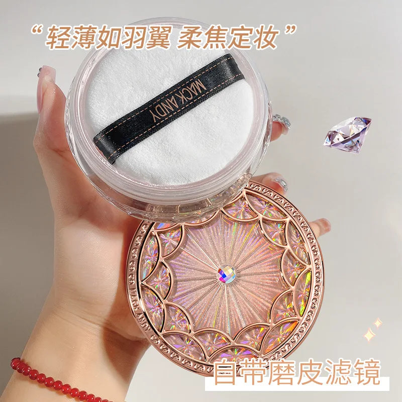 2023 Loose Setting Powder Mineral Shrink Pores Waterproof Matte Finish Makeup Oil-control Professional Women's Cosmetics