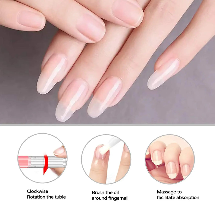 Manicure Set Nail File Nail Pen Nail Brush Nail Cuticle Oil Pen Nutrient Solution for Home Use and Professional Nail Salon