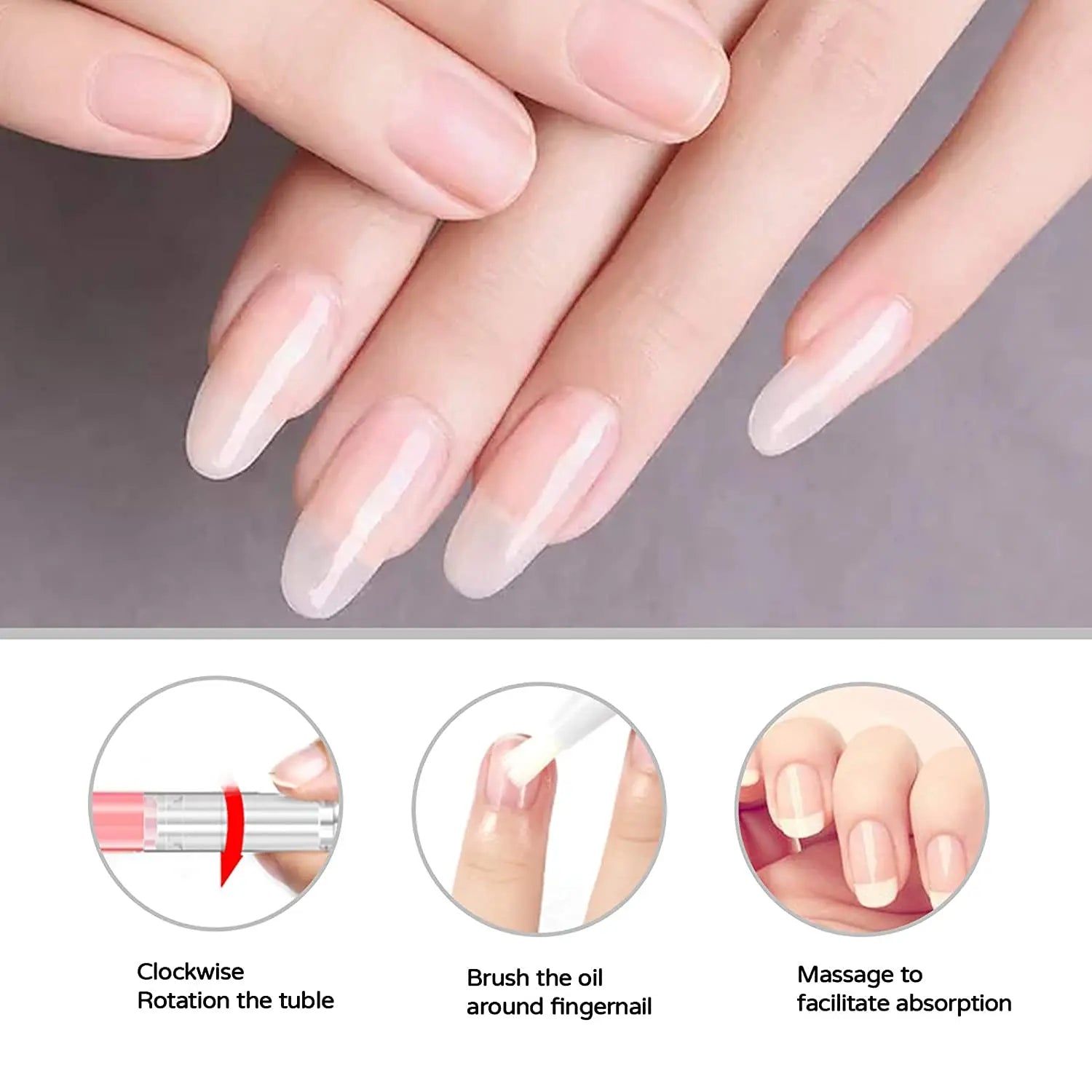 Manicure Set Nail File Nail Pen Nail Brush Nail Cuticle Oil Pen Nutrient Solution for Home Use and Professional Nail Salon