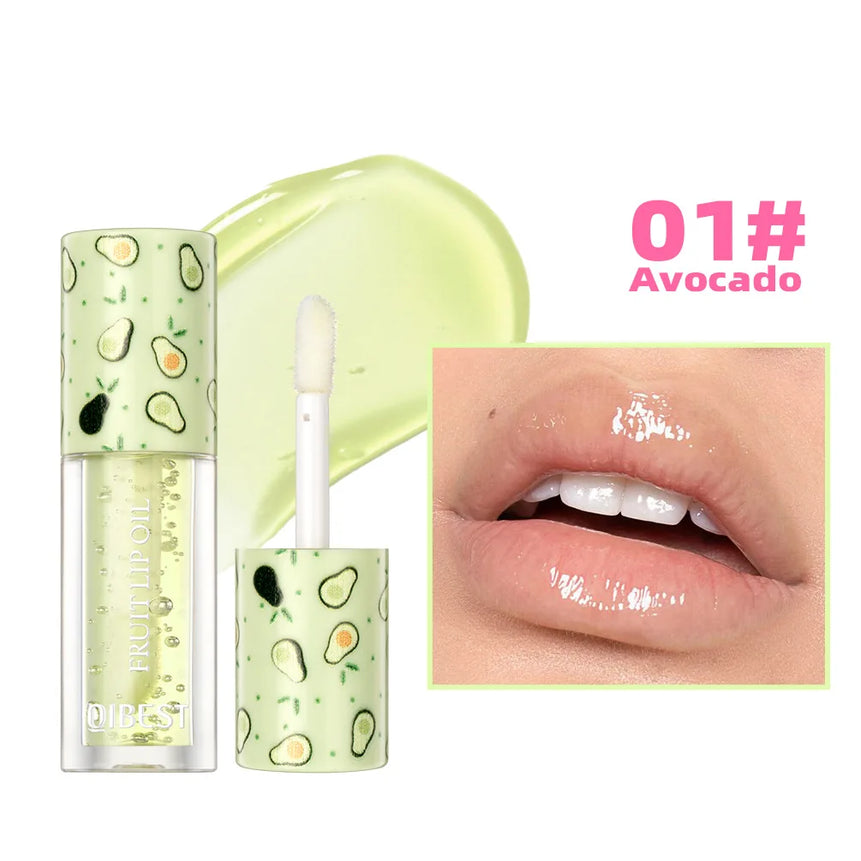 Deep Moisturizer Hydrating Lip Gloss Fruit Tasty Transparent Shiny Mirror Light and Not Greasy Lip Oil Lips Care Makeup Cosmetic