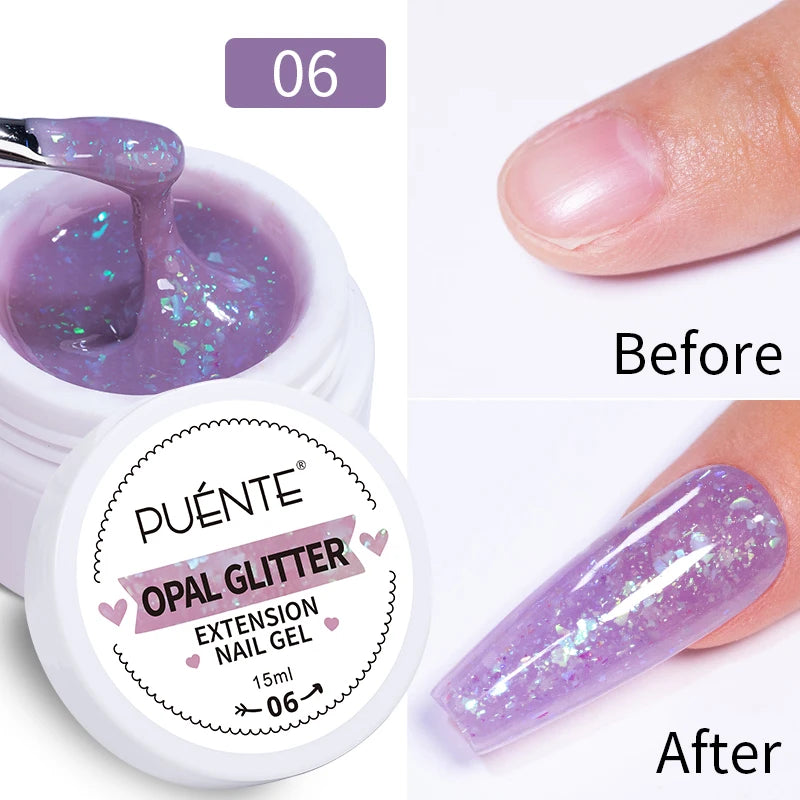 8ML Christmas Sparkling Reflective Diamond Glitter Liner Gel Nail Polish Soak Off UV Semi-Permanent Nail Art Varnish Manicure